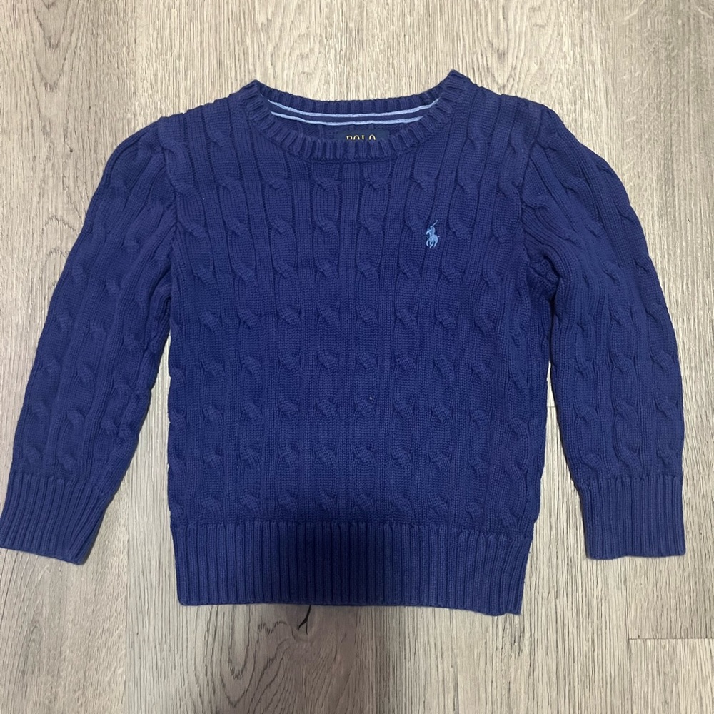 Blue Polo Ralph Lauren Sweater size 4T